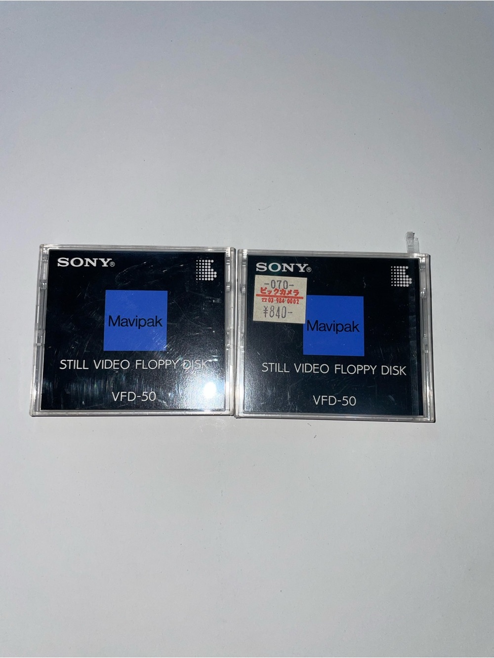 2 X SONY VFD STILL VIDEO FLOPPY Disk New